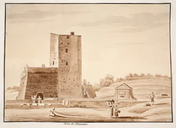 The Emergence of the Emissarium of Lake Albano, 1833